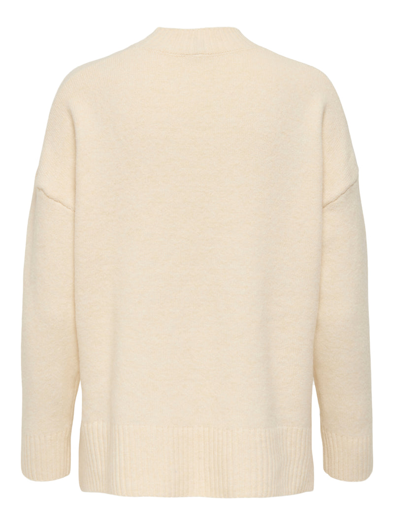 ONLHAZEL LS HIGHNECK OVERS PULL KNT NOOS