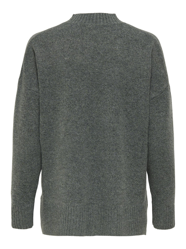 ONLHAZEL LS HIGHNECK OVERS PULL KNT NOOS