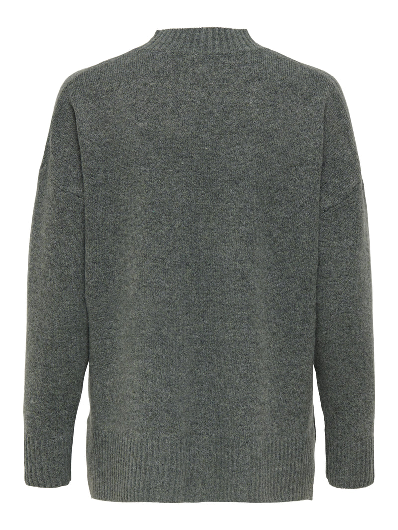 ONLHAZEL LS HIGHNECK OVERS PULL KNT NOOS