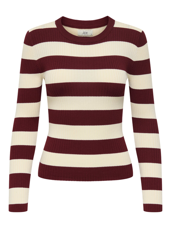 JDYPLUM L/S O-NECK PULLOVER KNT NOOS