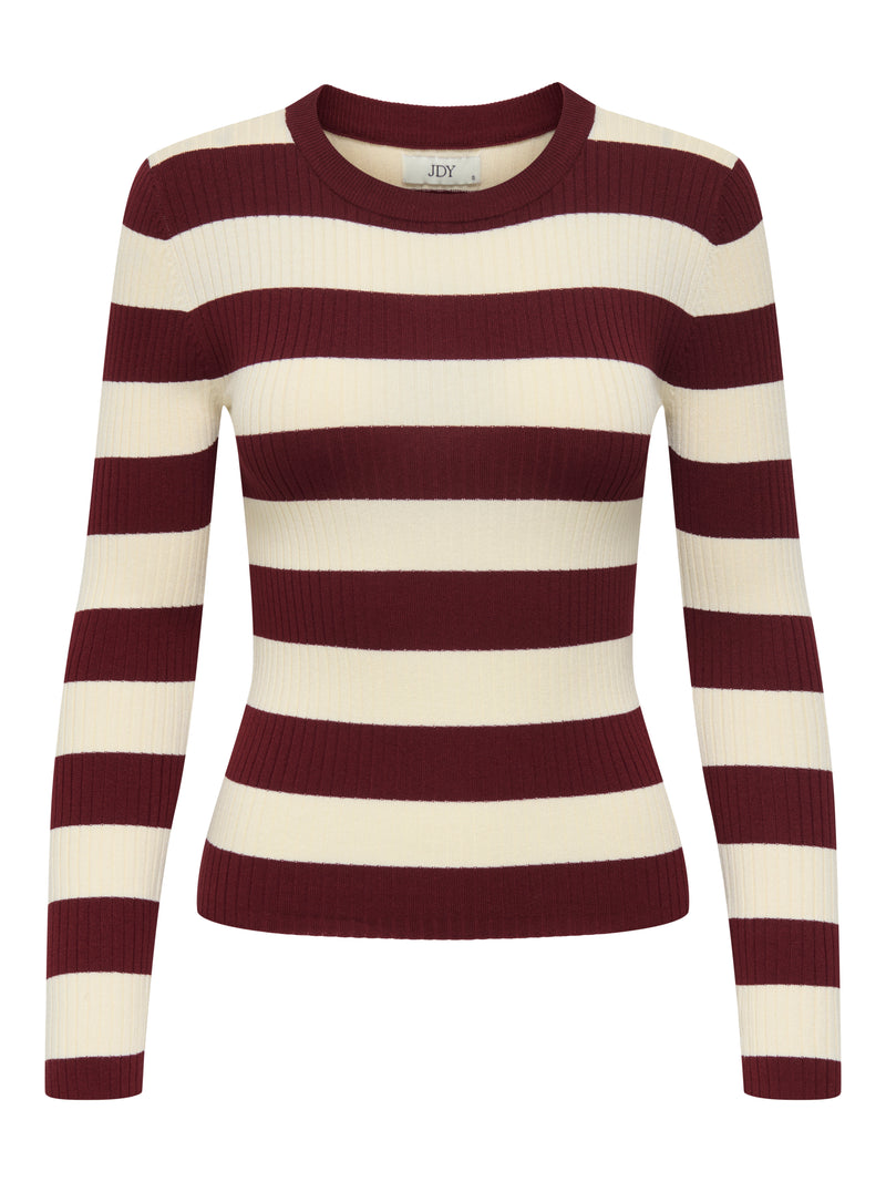 JDYPLUM L/S O-NECK PULLOVER KNT NOOS