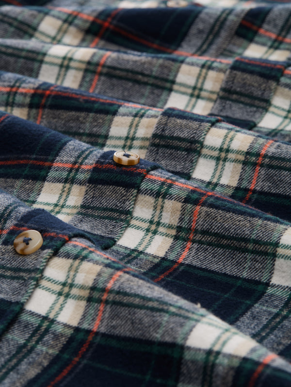 Comfort Fit Flanell-Hemd mit Karomuster