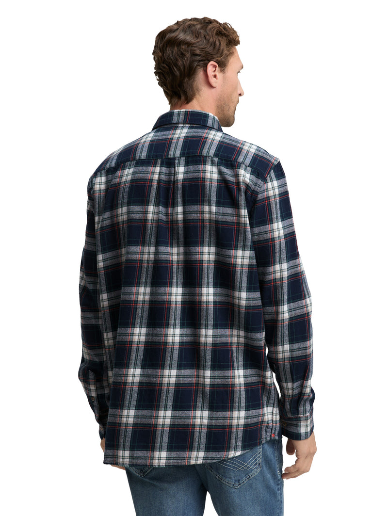 Comfort Fit Flanell-Hemd mit Karomuster