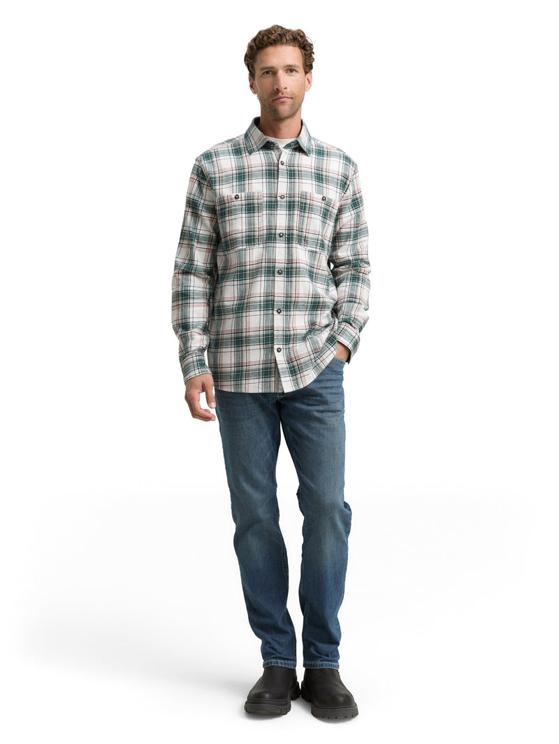 Comfort Fit Flanell-Hemd mit Karomuster