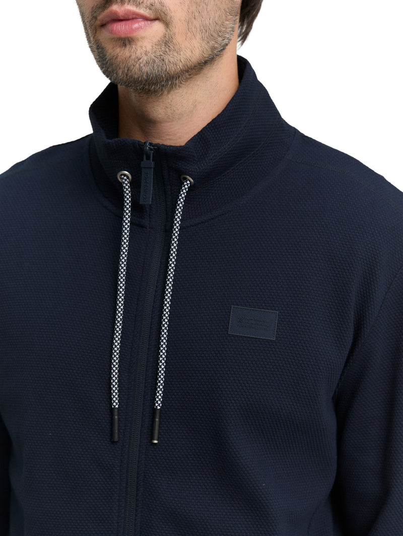 Ultralight Sweatjacke mit Stehkragen