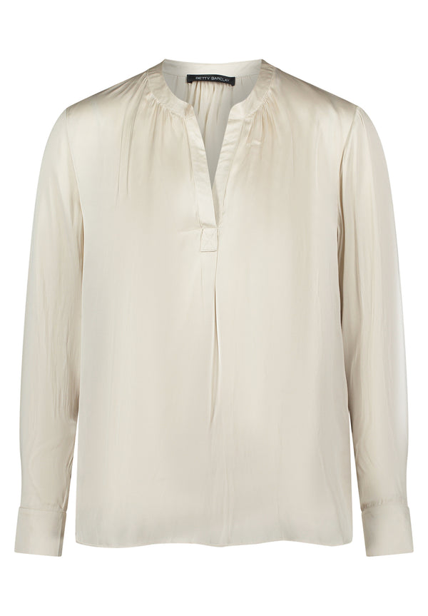 Satin-Bluse