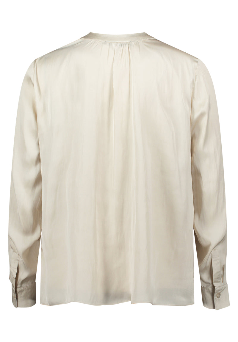 Satin-Bluse
