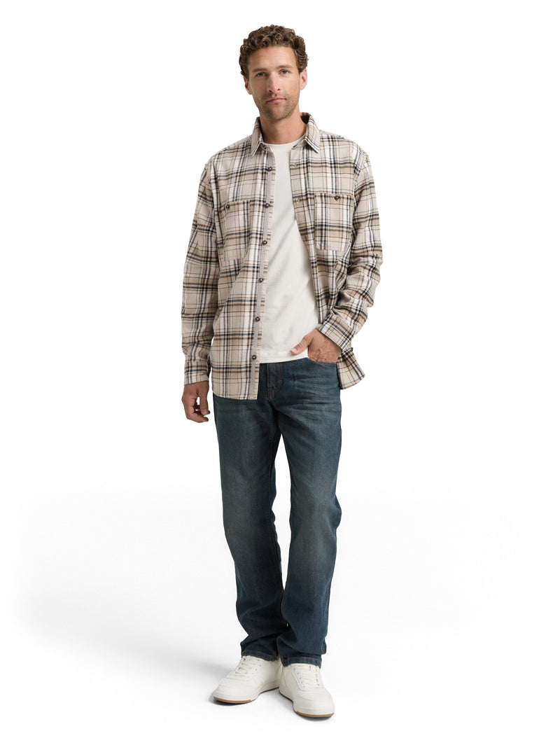 Comfort Fit Flanell-Hemd mit Karomuster