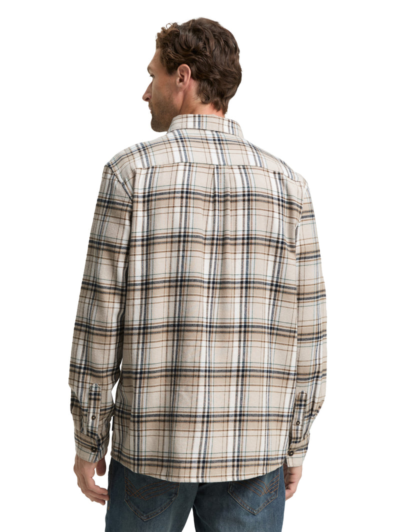 Comfort Fit Flanell-Hemd mit Karomuster