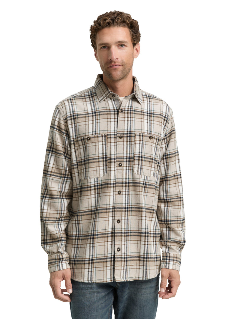 Comfort Fit Flanell-Hemd mit Karomuster