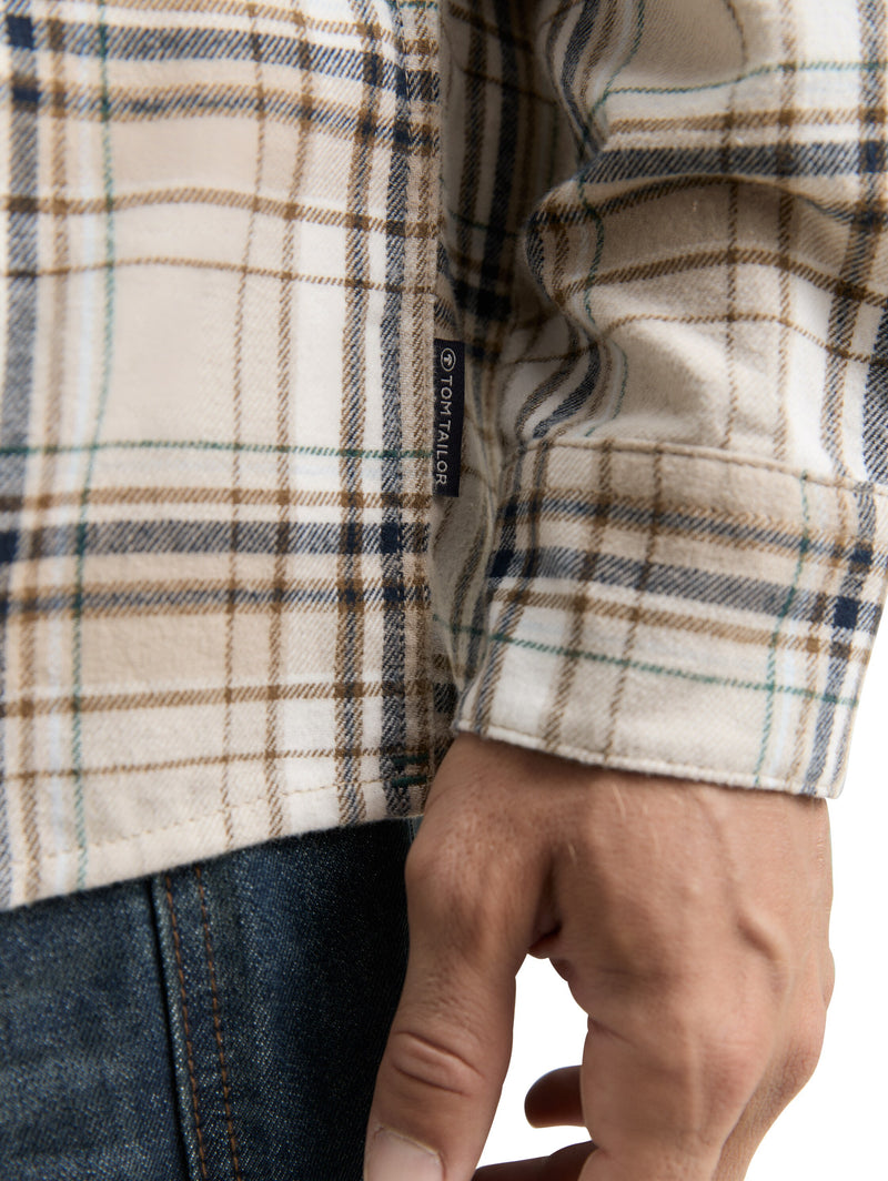 Comfort Fit Flanell-Hemd mit Karomuster