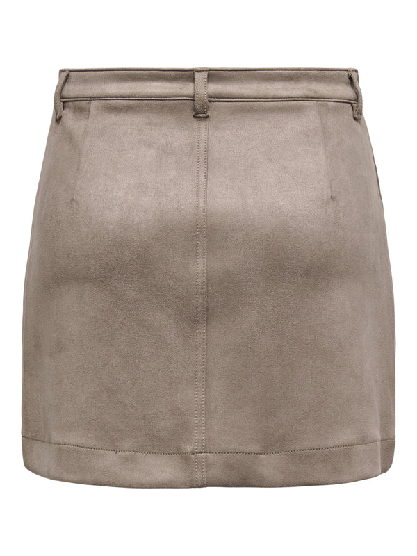 ONLAMAZING-STINA FAUX SUEDE SKIRT PNT