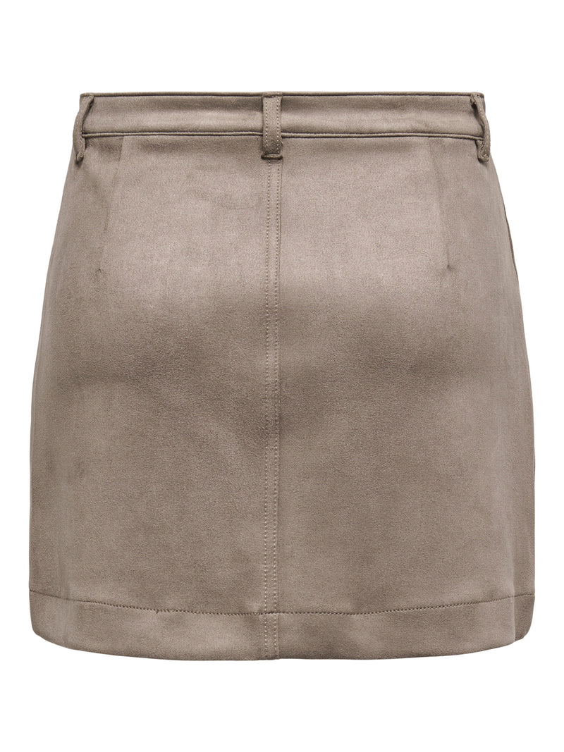 ONLAMAZING-STINA FAUX SUEDE SKIRT PNT