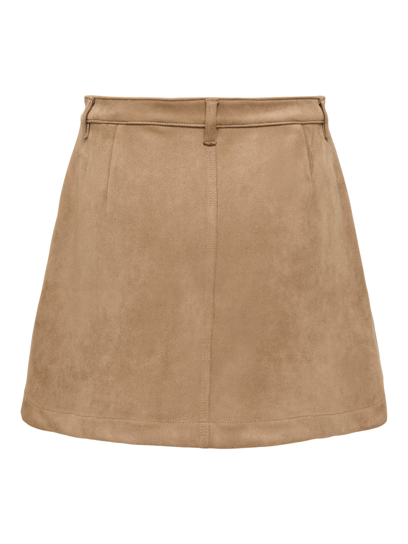ONLAMAZING-STINA FAUX SUEDE SKIRT PNT