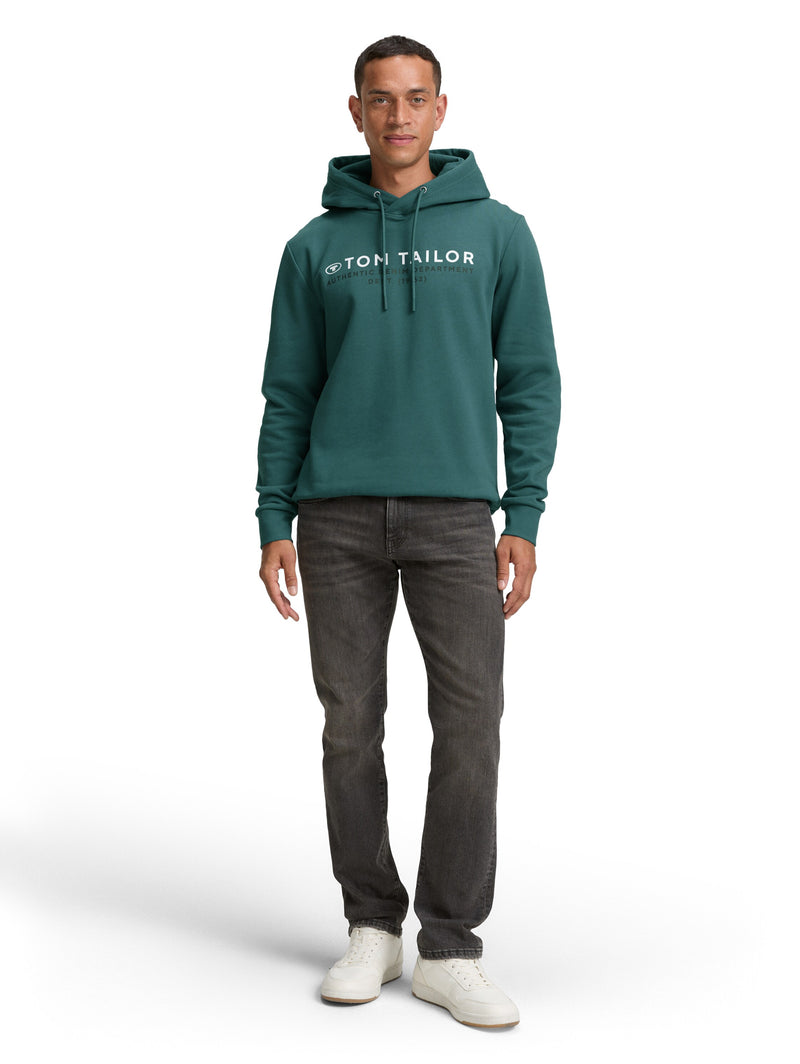 Hoodie Sweatshirt mit Logo-Print