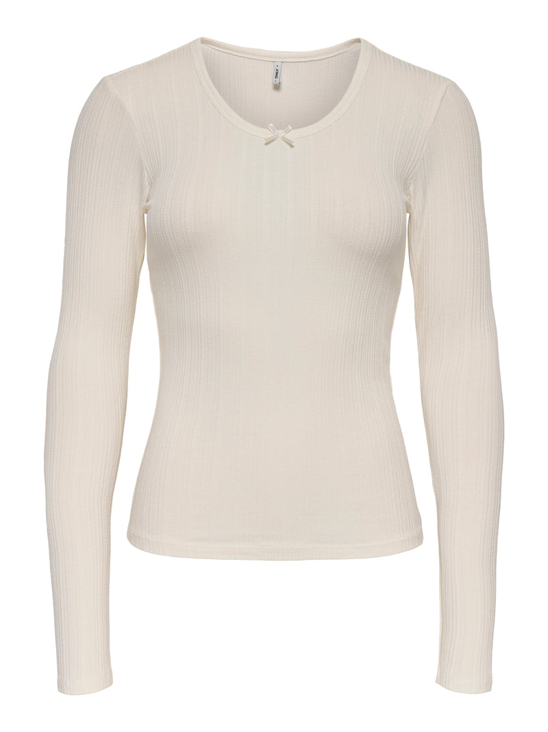 ONLLINE L/S O-NECK TOP BOX JRS