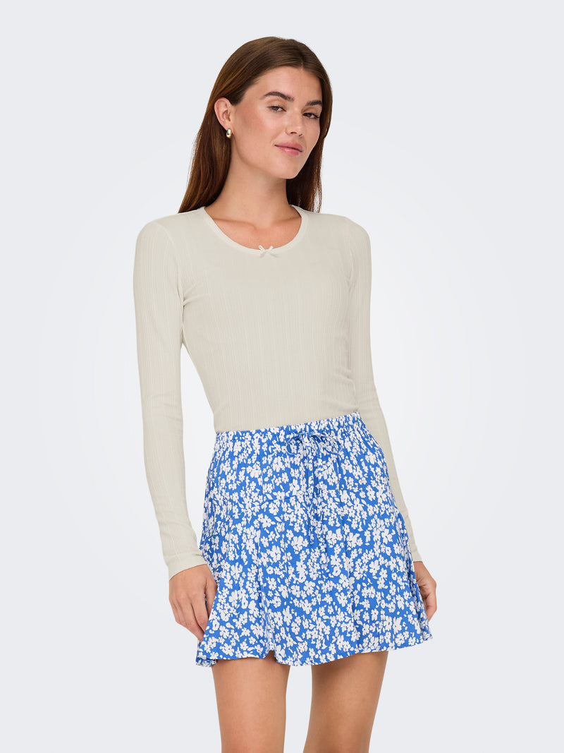 ONLLINE L/S O-NECK TOP BOX JRS