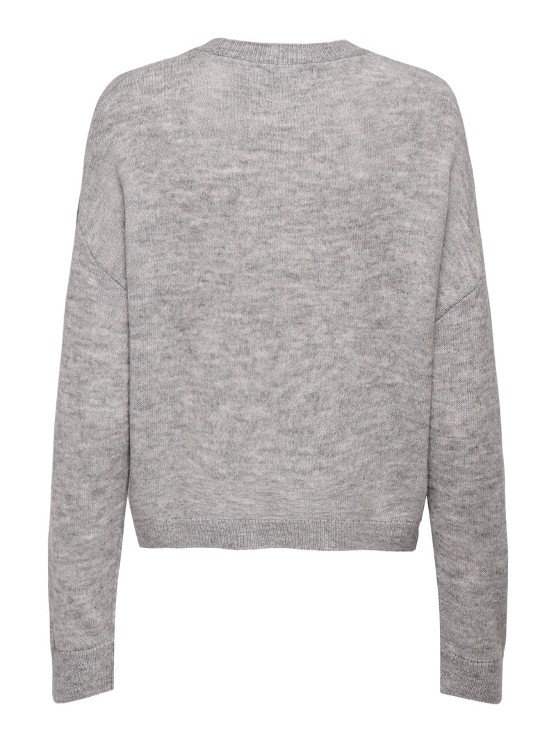 JDYVITTORIA L/S HEART PULLOVER KNT