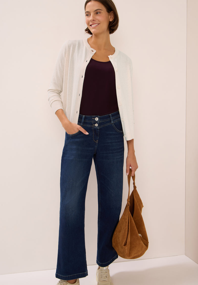 Strickjacke mit Knopfleiste