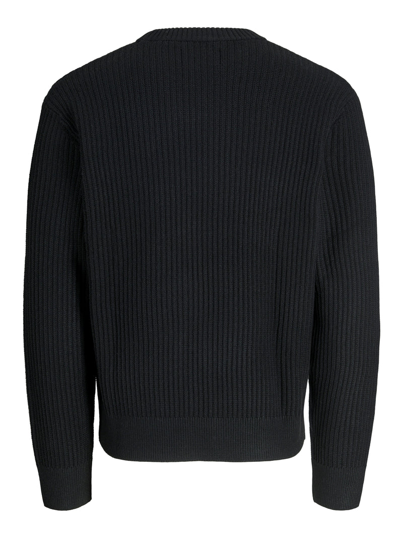 JCOGRID KNIT CREW NECK