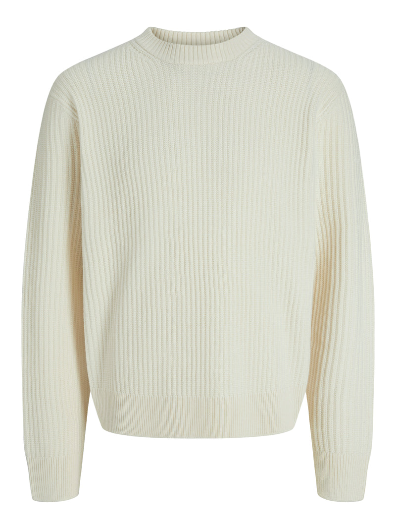 JCOGRID KNIT CREW NECK