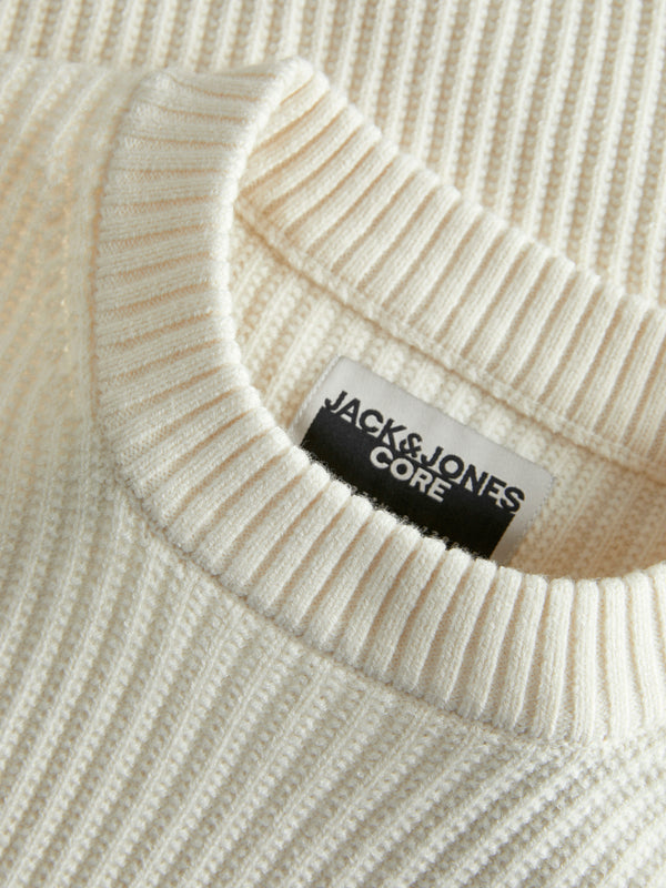 JCOGRID KNIT CREW NECK