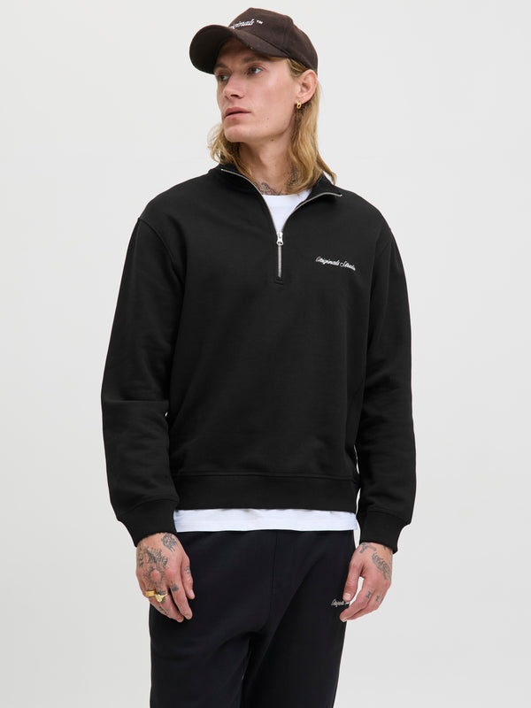 JORNORREBRO EMB SWEAT HIGH NECK SN