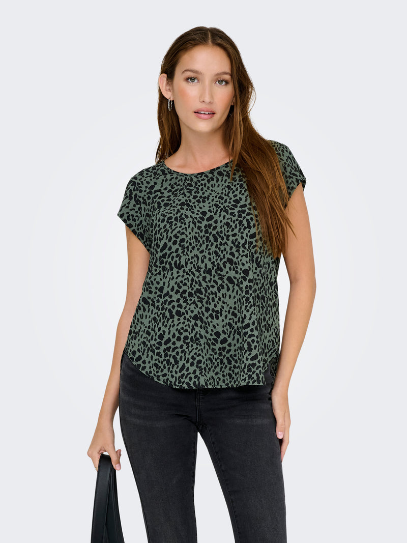 ONLVIC S/S AOP TOP NOOS WVN