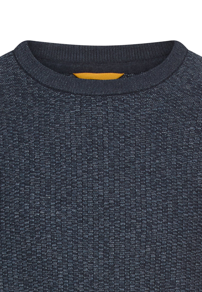 Strickpullover mit Rundhalskragen