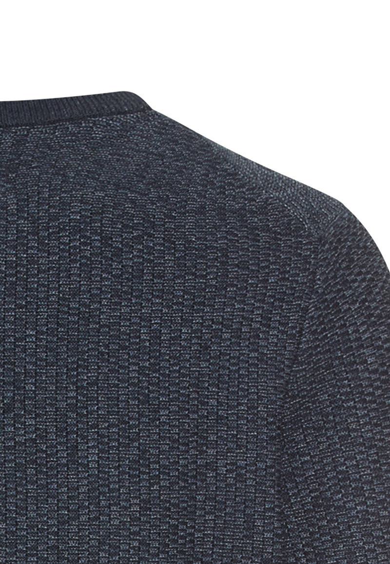 Strickpullover mit Rundhalskragen