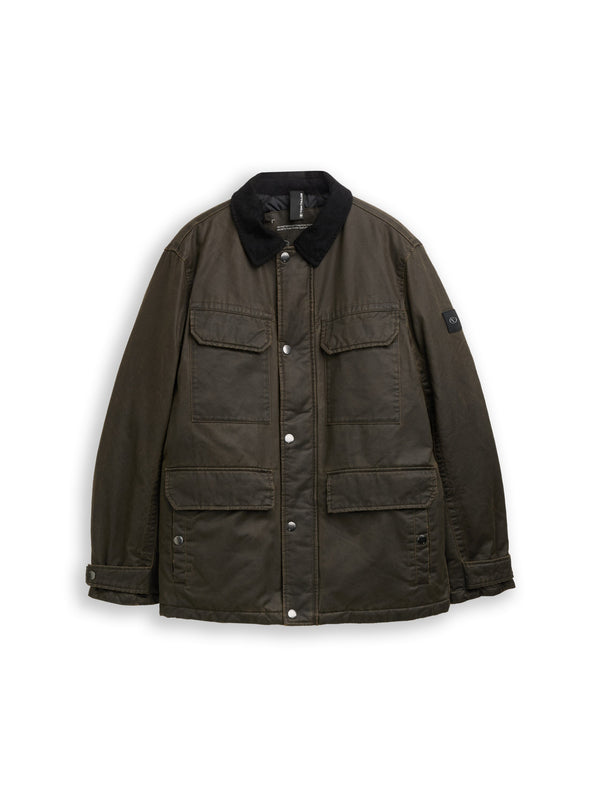 Feldjacke mit aufgesetzten Taschen