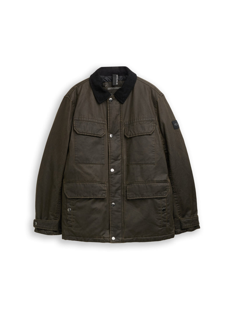 Feldjacke mit aufgesetzten Taschen