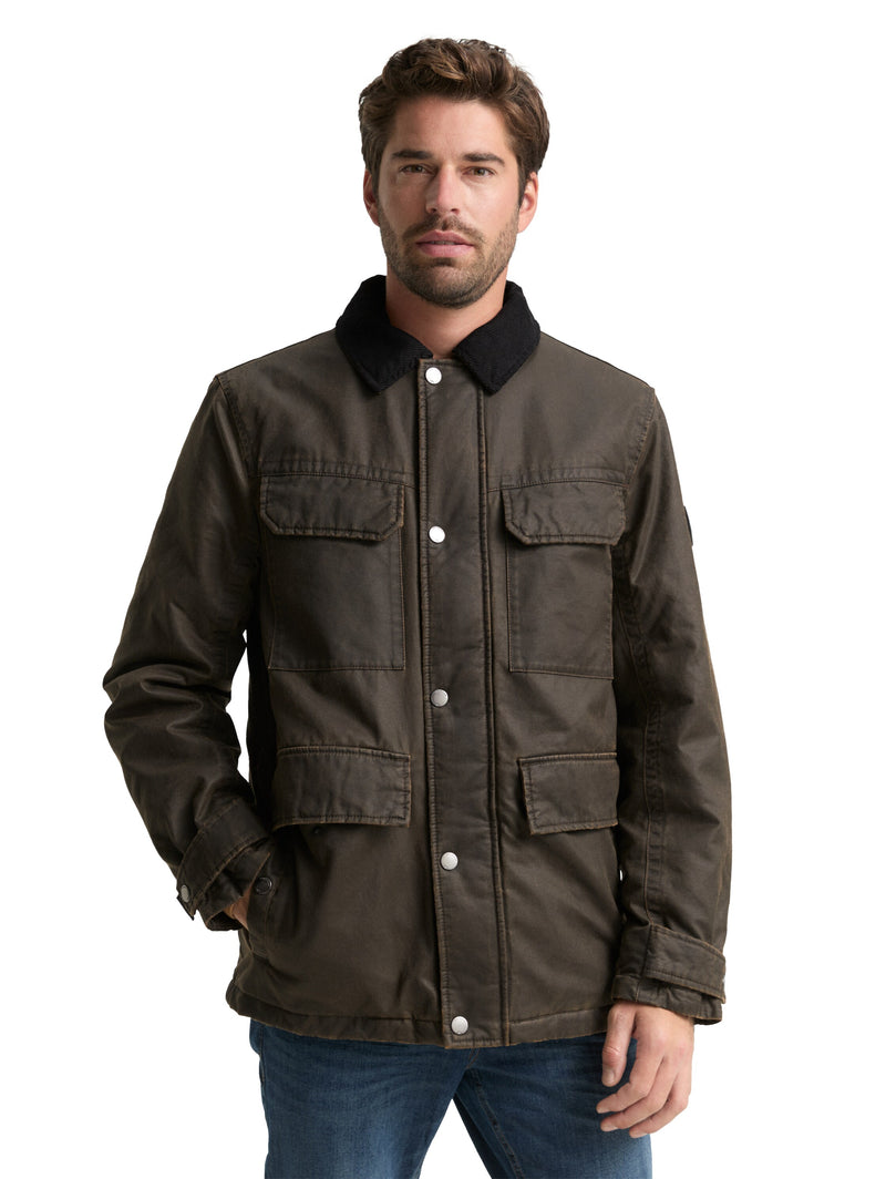 Feldjacke mit aufgesetzten Taschen