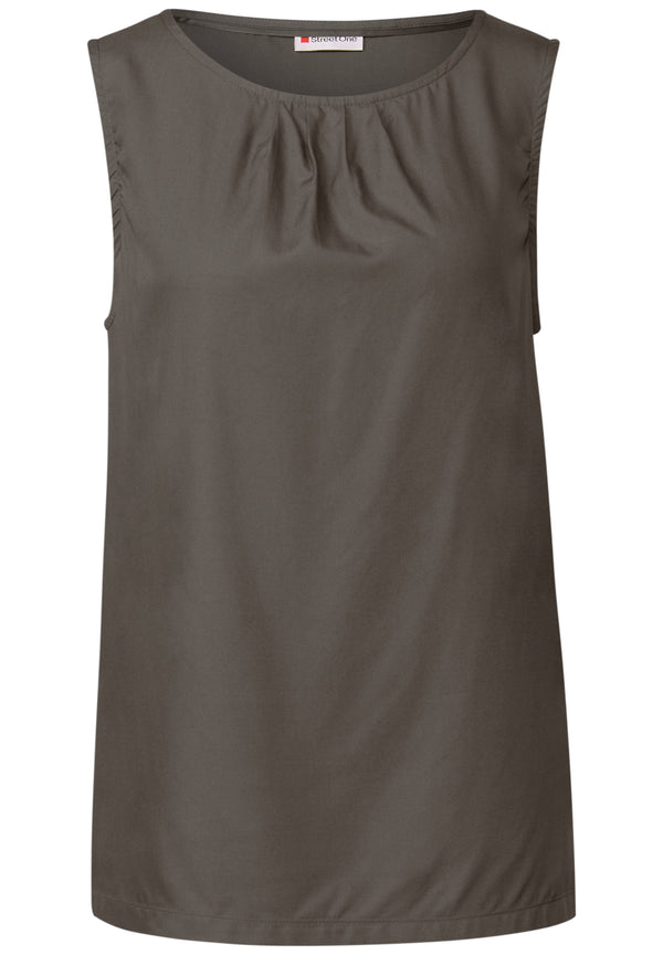 Blusentop mit Raffung