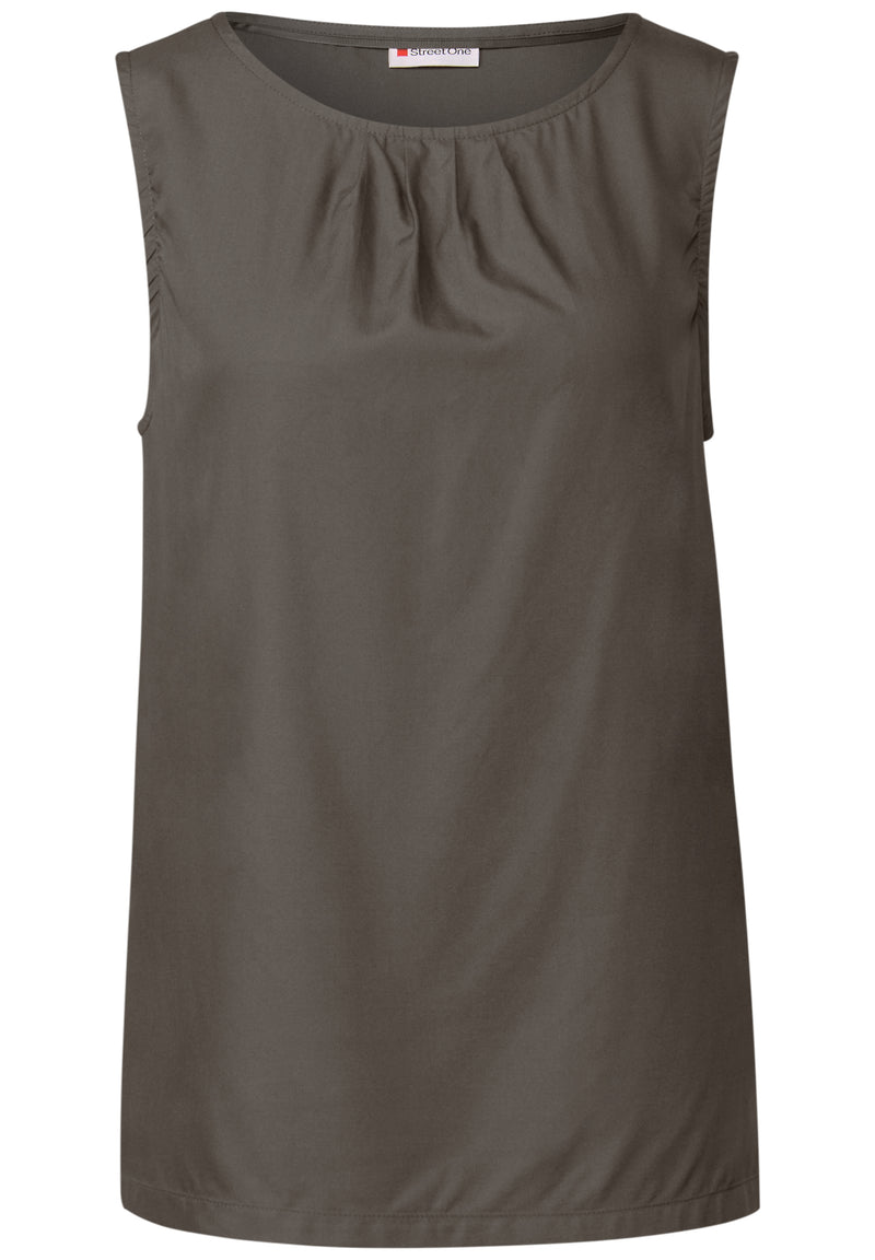 Blusentop mit Raffung