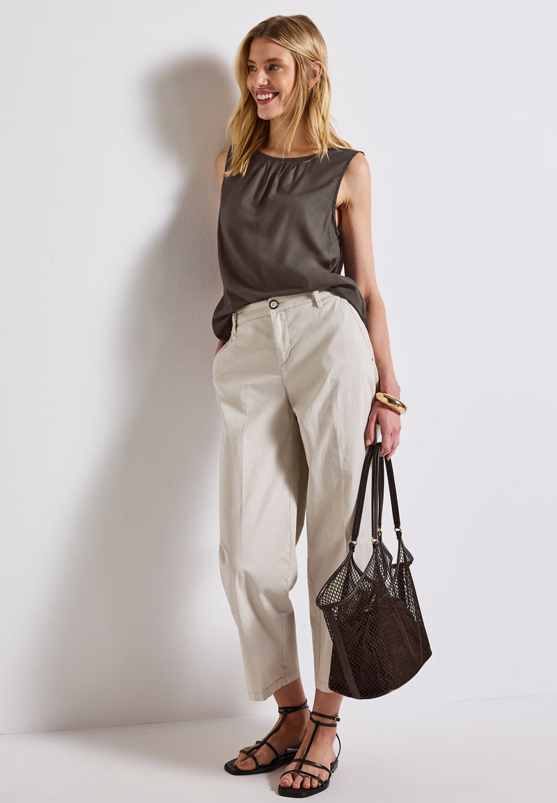 Blusentop mit Raffung