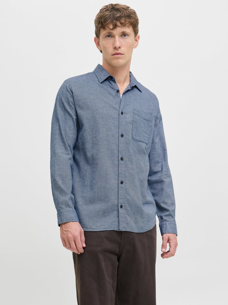 JJECLASSIC MELANGE SHIRT L/S NOOS