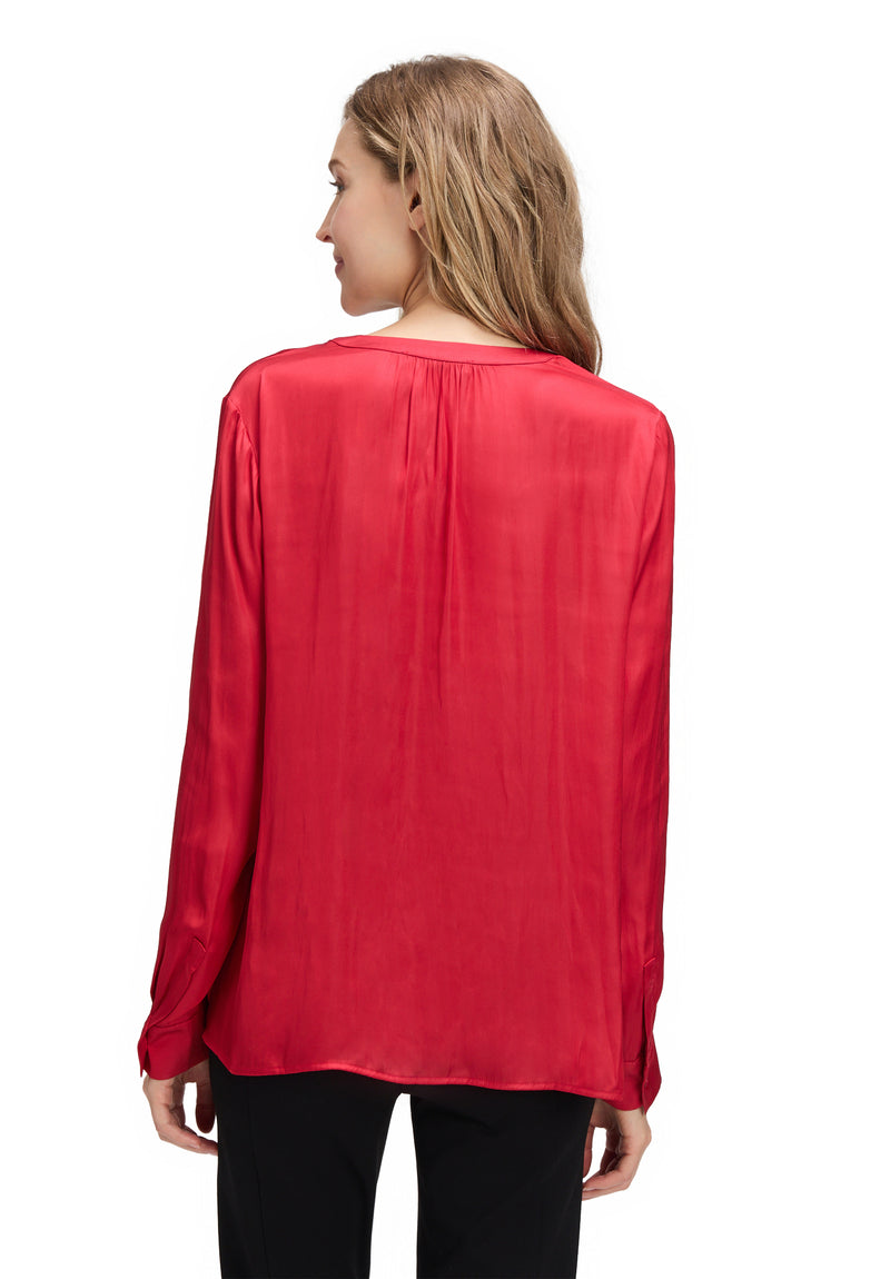 Satin-Bluse