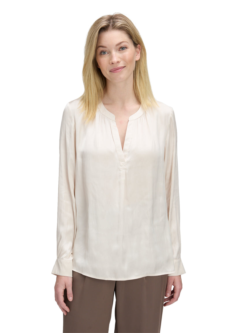 Satin-Bluse