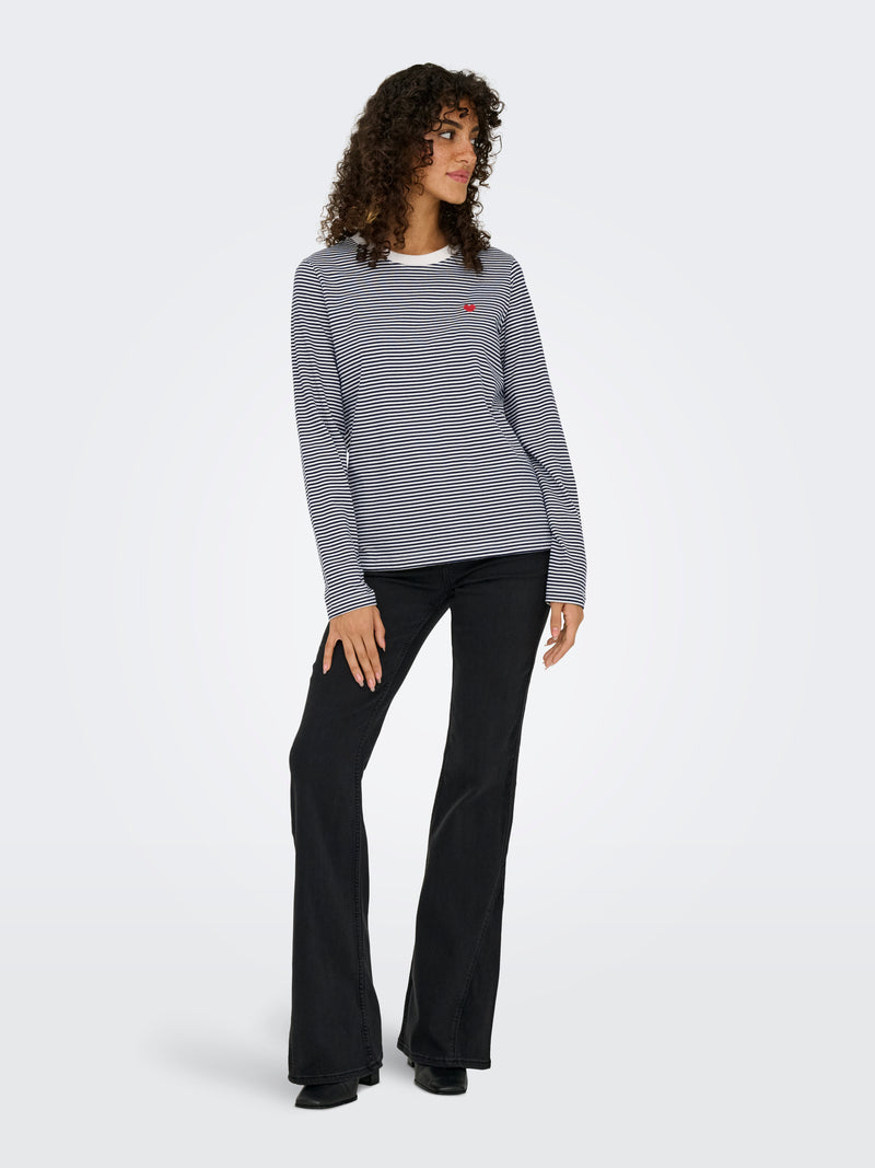 JDYPISA L/S PRINT TOP JRS DIA