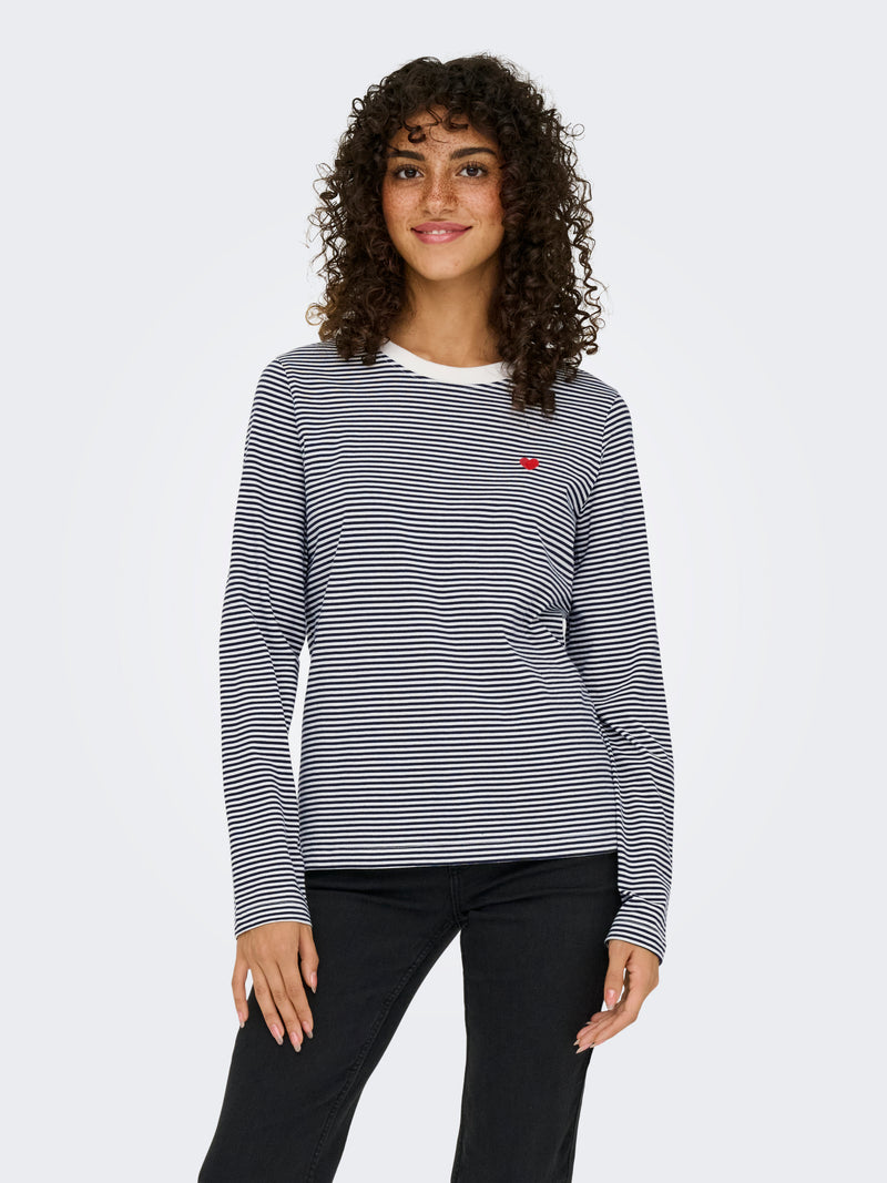 JDYPISA L/S PRINT TOP JRS DIA