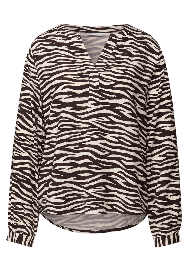 Tunika mit Zebra Print