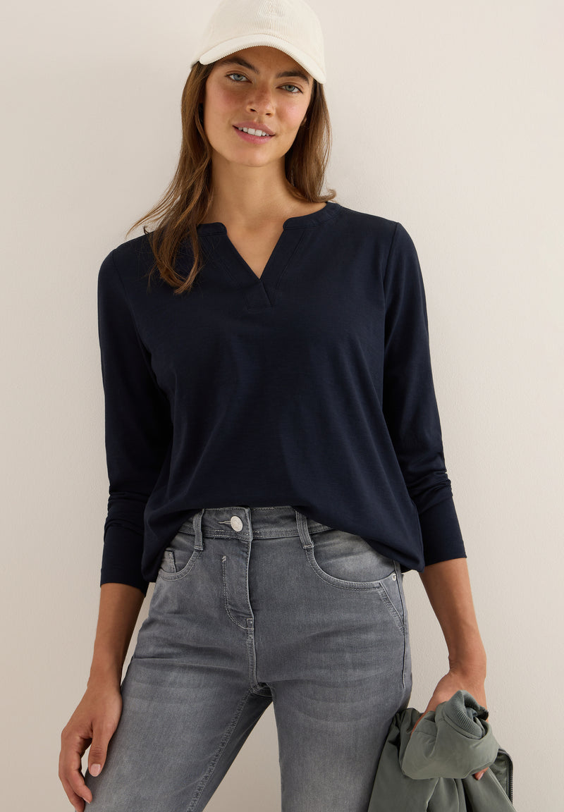 Shirt im Tunika-Look