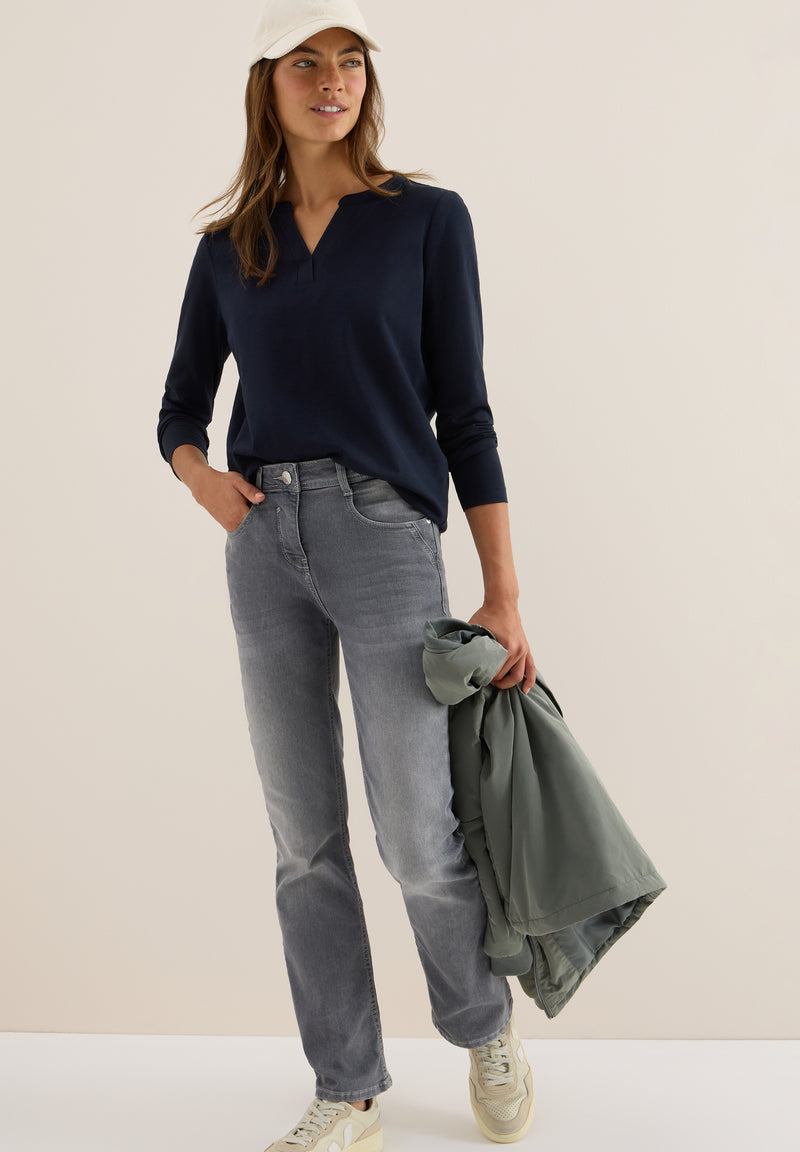 Shirt im Tunika-Look