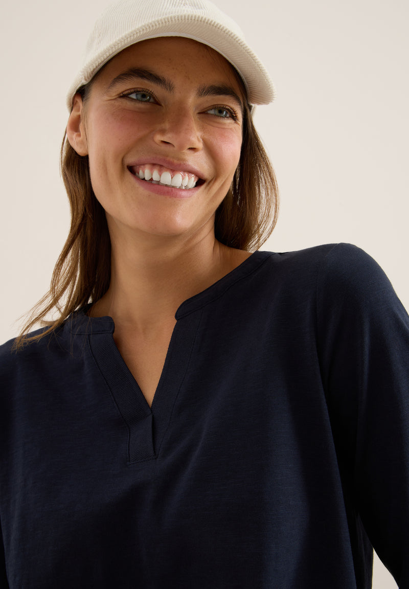 Shirt im Tunika-Look