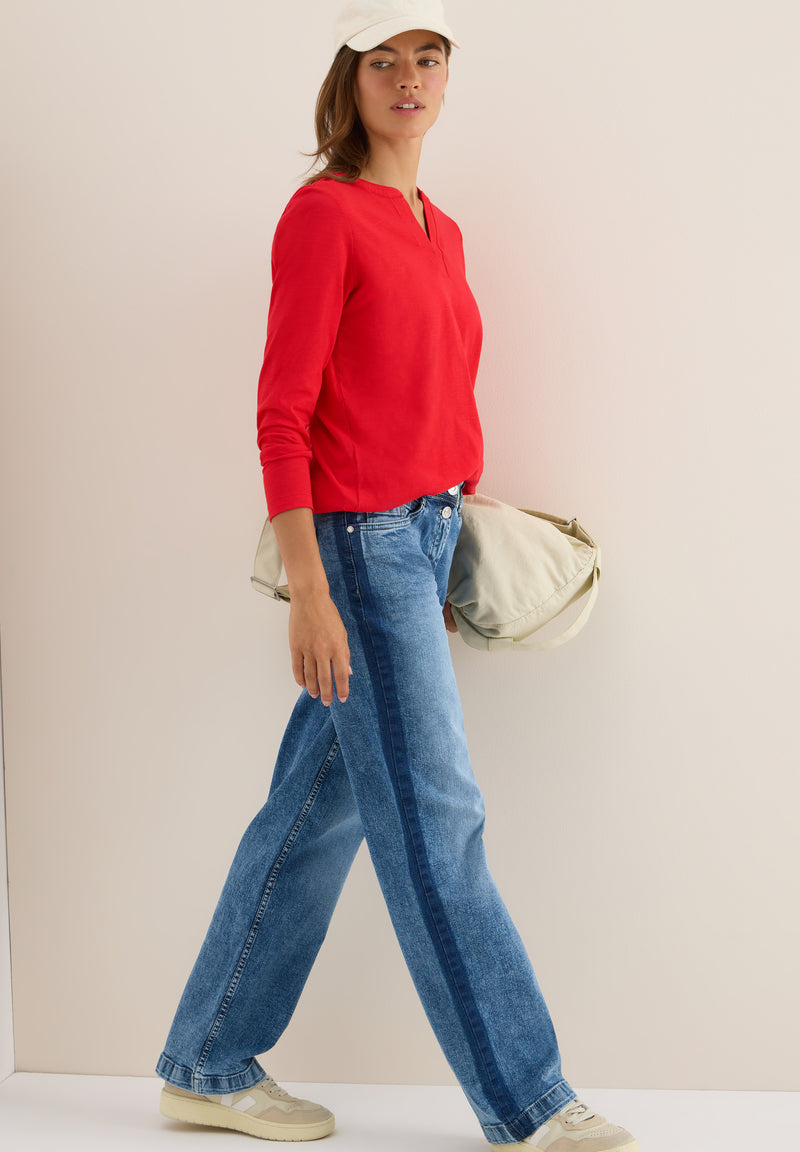 Shirt im Tunika-Look