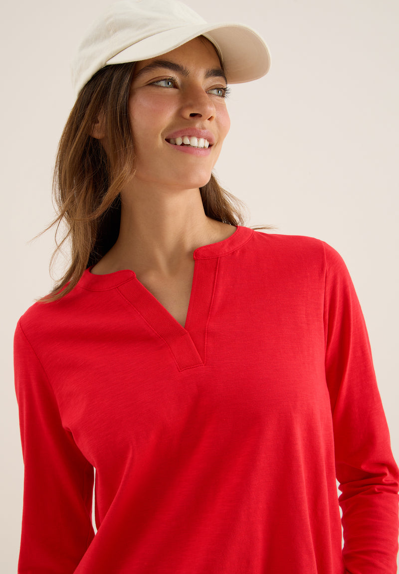 Shirt im Tunika-Look