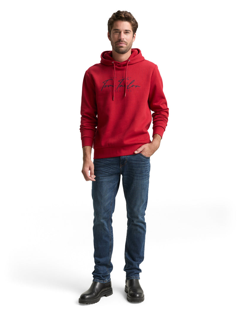 Hoodie Sweatshirt mit Logo-Print