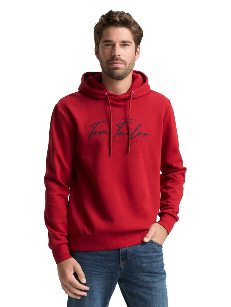 Hoodie Sweatshirt mit Logo-Print