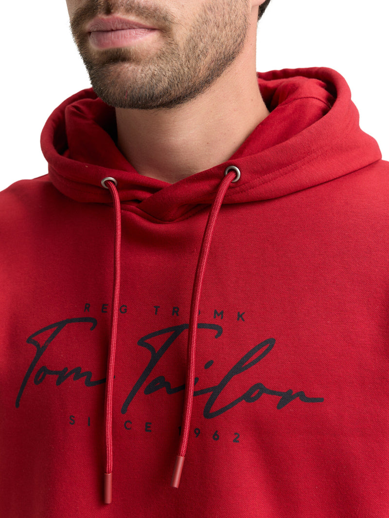 Hoodie Sweatshirt mit Logo-Print